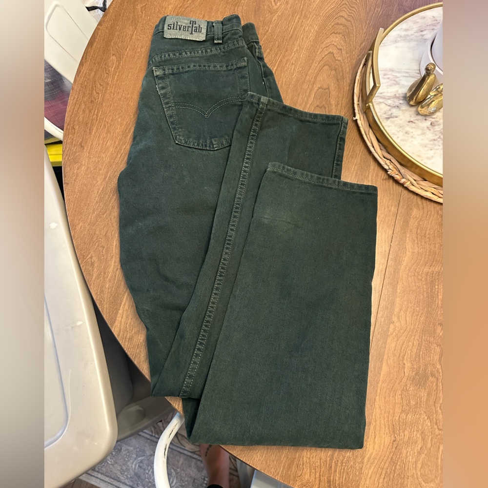 Vintage Levi's silverTab Green Denim Pants